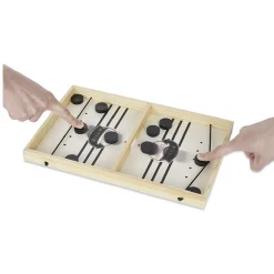 Gifi Jeux De Société Et Éducatifs<Jeu de table en bois certifié FSC® 2 en 1 : hockey et football