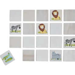 Gifi Jeux De Société Et Éducatifs<Jeu mémory safari animaux jugle en bois