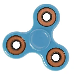 Jeu toupie Hand Spinner bleu et gris*Gifi Online
