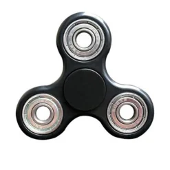 Jeu toupie Hand Spinner noir et gris*Gifi Best