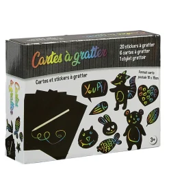 Gifi Jeux De Société Et Éducatifs<Jeux créatifs x4 slim cartes à gratter attrape rêves sable élastique
