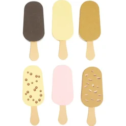 Gifi Jeux D'Imagination Et D'Imitation<Jouet glace en bois x6