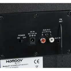 Jukebox rétro noir 30 W Homday*Gifi Hot