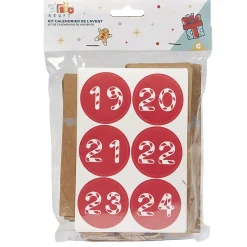 Gifi Jeux Créatifs<Kit calendrier de l'avent 24 jours DIY maisonnette de Noël