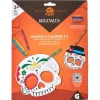 Gifi Kit coloriage 2 masques Calavera Jour des morts Halloween
