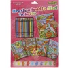 Gifi Jeux Créatifs<Kit coloriages à numéro animaux sauvages