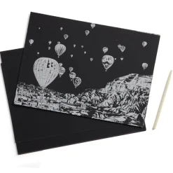 Kit créatif cartes à gratter - 2 modèles*Gifi Clearance