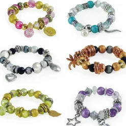 Kit création bracelet breloque x 6 Be teens Buki*Gifi Hot