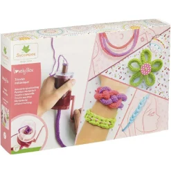 Kit création Lovely Box tricot laine bijoux x5 23 pièces*Gifi Outlet