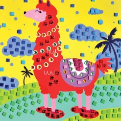 Gifi Jeux Créatifs<Kit création mosaïque Lama x 6