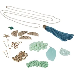 Gifi Kit de création collier et bracelet cuivre menthe