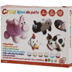 Kit de création pâte à modeler 12 couleurs*Gifi