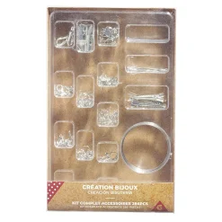 Gifi Kit de fabrication de bijoux argenté