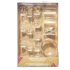 Gifi Kit de fabrication de bijoux doré