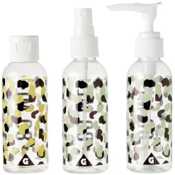 Discount Gifi Kit de voyage flacon plastique 80ml x3