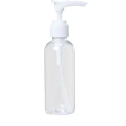 Gifi Kit 4 flacons de voyage + trousse en plastique transparent