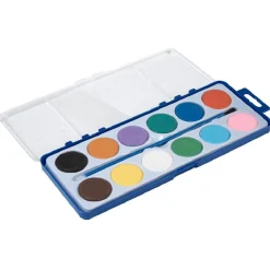 Gifi Kit peinture à l'eau 12 couleurs avec pinceau