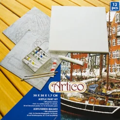 Gifi Kit peinture sur toile acrylique