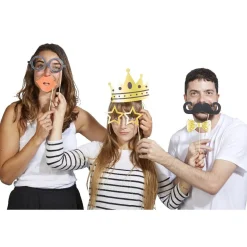 Kit photo booth 15 pcs*Gifi Online