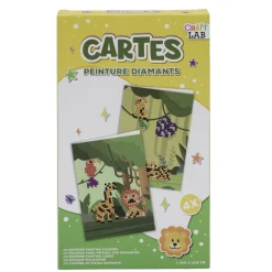 Gifi Kit toile à peindre diamant blanc 21,5x13cm
