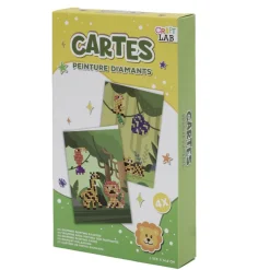Gifi Kit toile à peindre diamant blanc 21,5x13cm