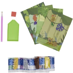 Gifi Kit toile à peindre diamant blanc 21,5x13cm