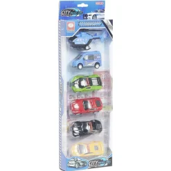 Discount Gifi Kit 5 véhicules de police
