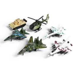 Gifi Kit 5 véhicules et avions militaires