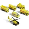 Discount Gifi Kit 5 véhicules et engins de chantier