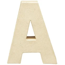 Gifi Lettre A à décorer en papier maché