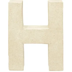 Lettre H à décorer en papier maché*Gifi Clearance