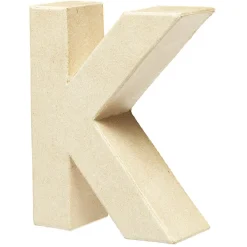 Gifi Lettre K à décorer en papier maché