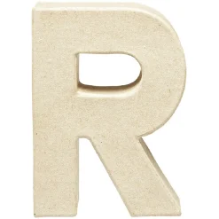 Gifi Lettre R à décorer en papier maché