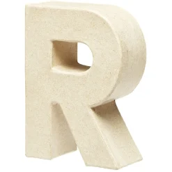 Gifi Lettre R à décorer en papier maché