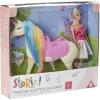 Gifi Jeux D'Imagination Et D'Imitation<Licorne arc en ciel et sa poupée féerique