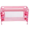 Gifi Jeux D'Imagination Et D'Imitation<Lit parapluie pliable pour poupon motif rond rose