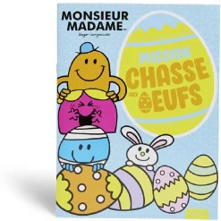 Gifi Livre d'activités Monsieur Madame Mission chasse aux oeufs 20 pages