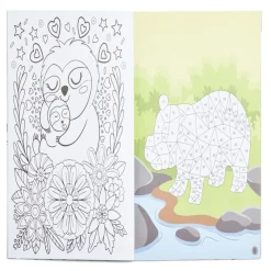 Gifi Jeux Créatifs<Livre de coloriage et stickers - 12 pages