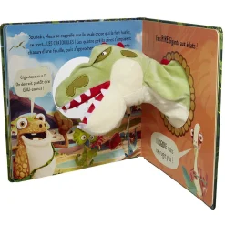 Gifi Livre marionnette dinosaure Gigantosaurus qui rugit le plus fort ?