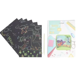 Gifi Livre scratch art enfant - 6 cartes à gratter