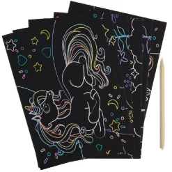 Gifi Livre scratch art enfant - 6 cartes à gratter