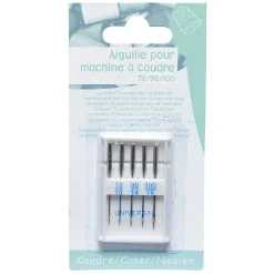Gifi Lot de 5 aiguilles pour machine à coudre
