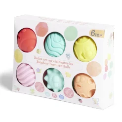 Gifi Eveil<Lot de 6 balles éveil texturées thème émoji multicolore