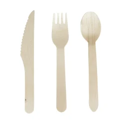 Lot de 48 couverts en bambou*Gifi New