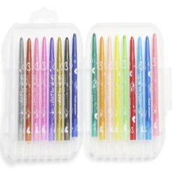 Gifi Lot de 18 crayons twistables multicolore