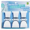 Gifi Lot de 3 crochets pour dessus de porte blanc