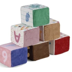 Gifi Eveil<Lot de 6 cubes d'éveil en tissu