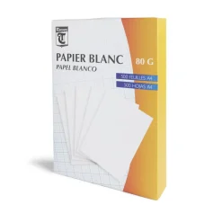 Lot de 500 feuilles de papier blanc A4 80g*Gifi Clearance