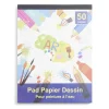 Gifi Jeux Créatifs<Lot de 50 feuilles pour peinture à l'eau