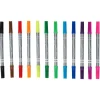 Gifi Lot de 12 feutres double pointe